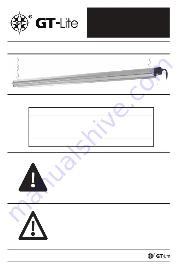 GT-Lite GT-SL5000-LINK User Manual Download Page 1