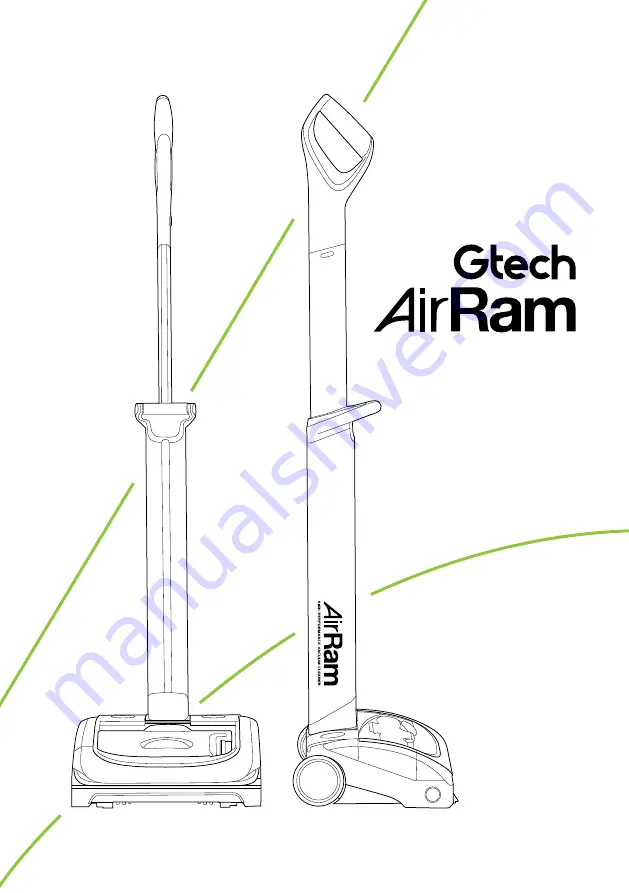 Gtech AirRam AR20 Скачать руководство пользователя страница 1