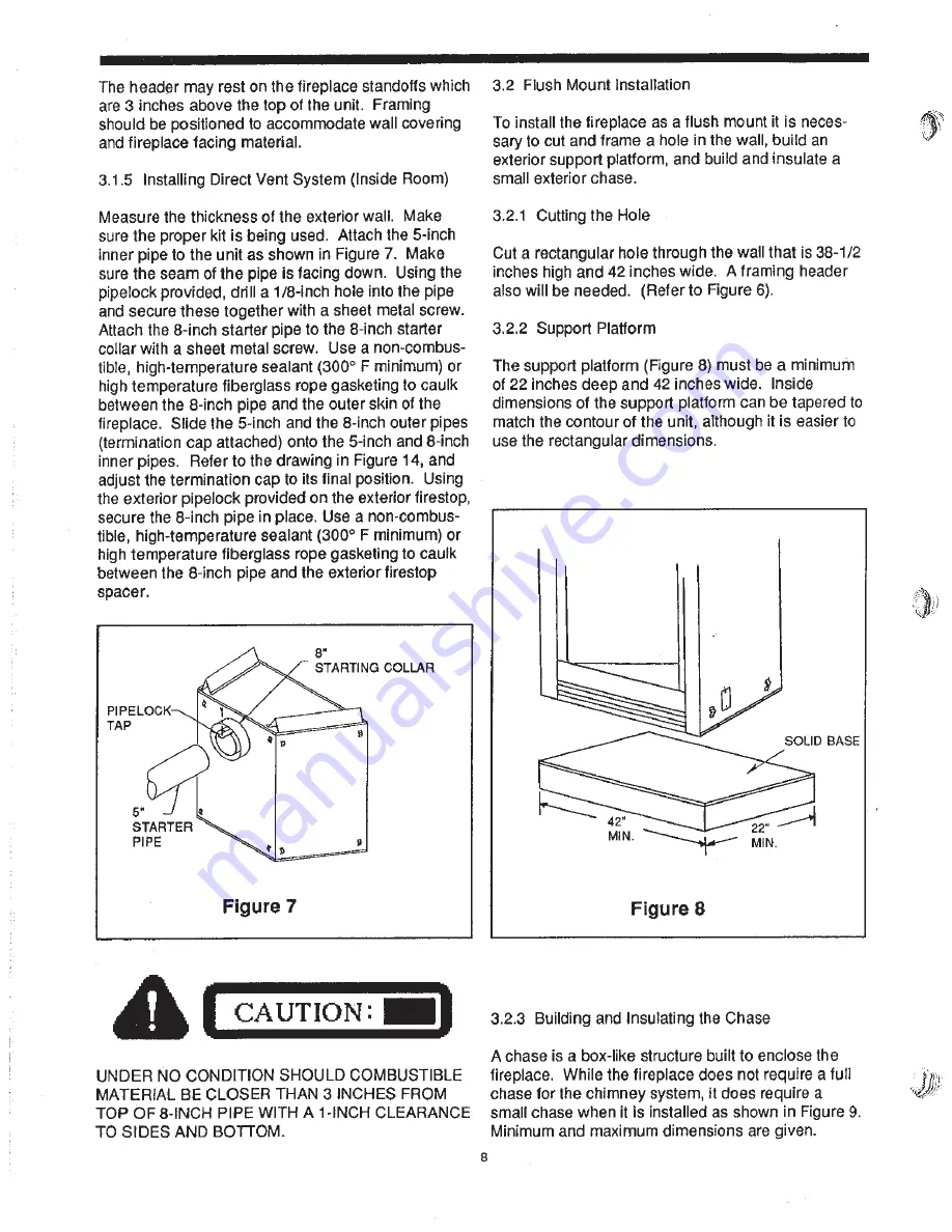 GTI 6000 GDV Gas 36 DV 88 Installation And Operation Instructions Manual Download Page 9