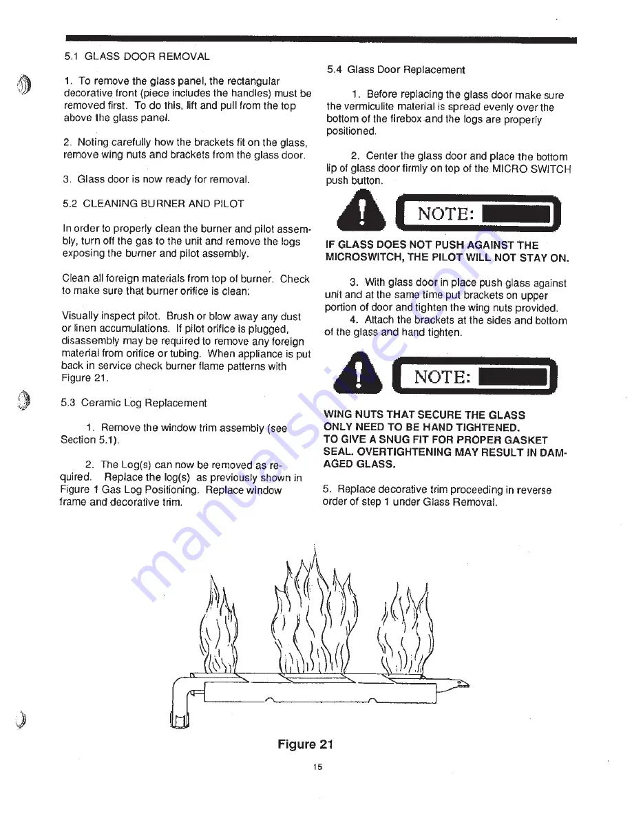 GTI 6000 GDV Gas 36 DV 88 Installation And Operation Instructions Manual Download Page 16