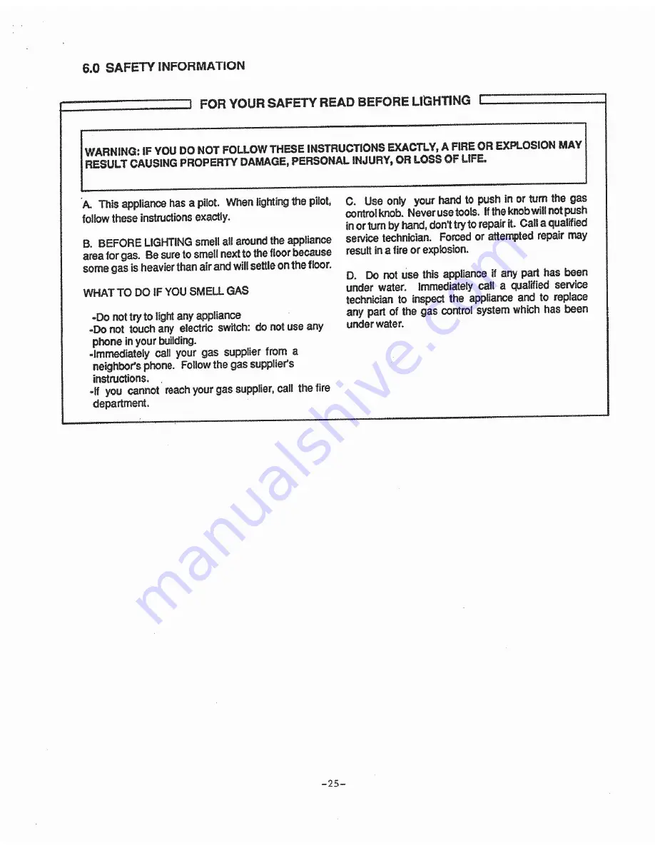 GTI PIER-GDV Installation And Operation Instructions Manual Download Page 26