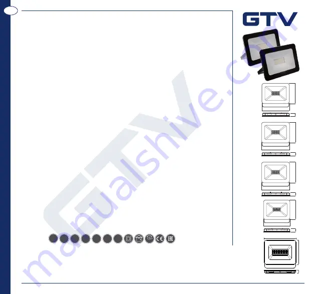 GTV LD-ILUXC10W-64 User Manual Download Page 8