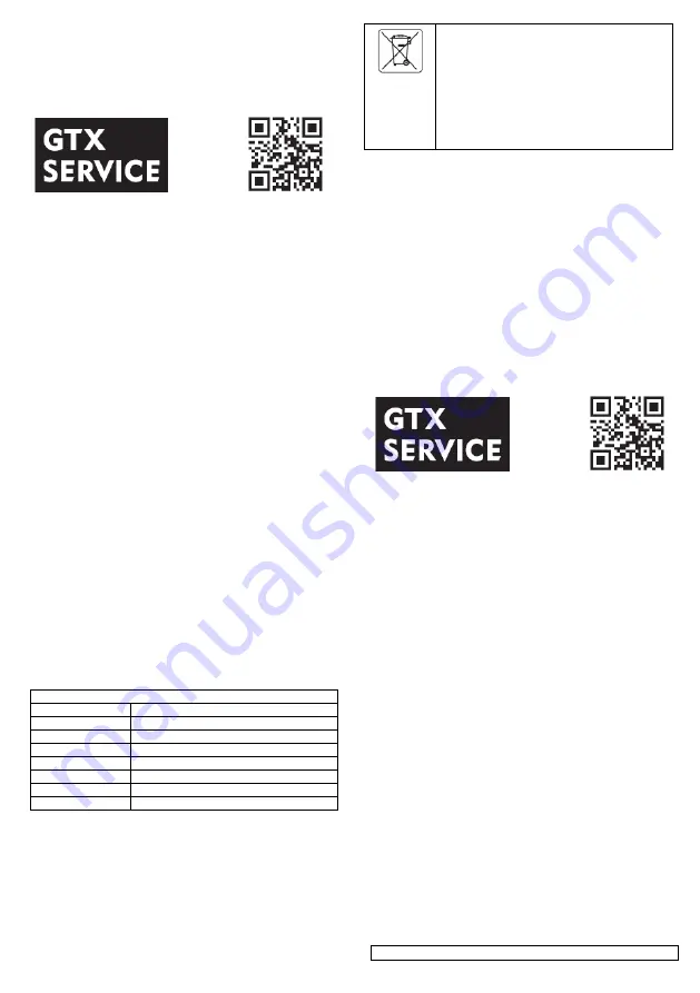 GTX 99-038 Instruction Manual Download Page 4