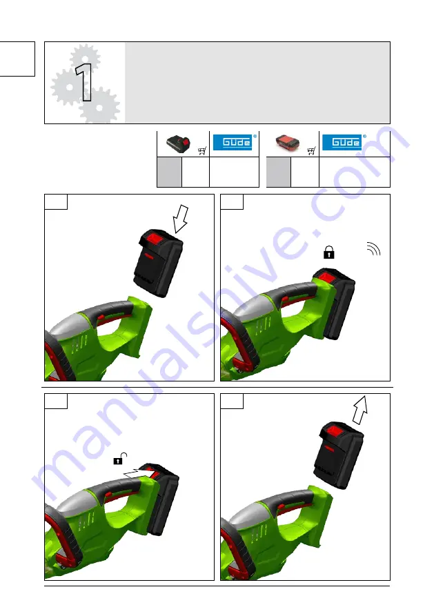 GÜDE 510/18 HS Set Instructions Manual Download Page 6