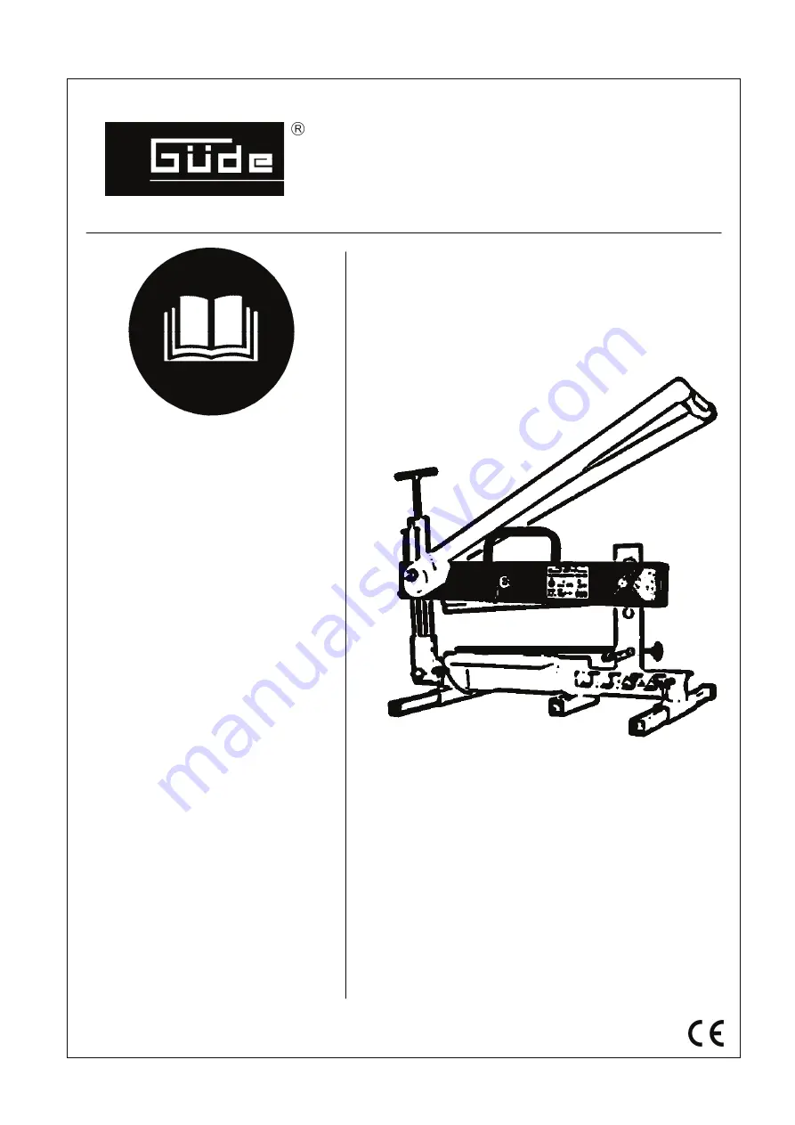 GÜDE 55380 Translation Of Original Operating Instructions Download Page 1