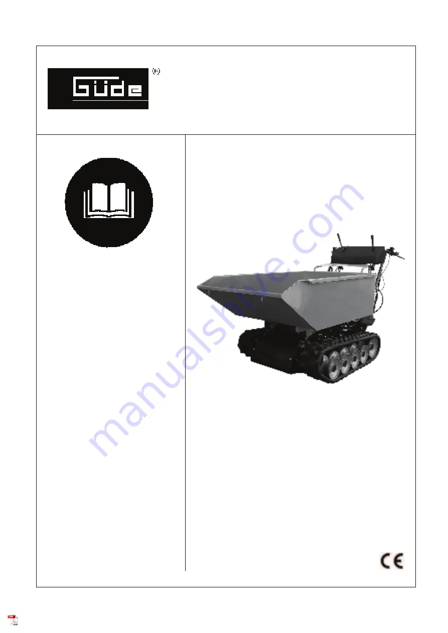 GÜDE 55460 Translation Of Original Operating Instructions Download Page 1