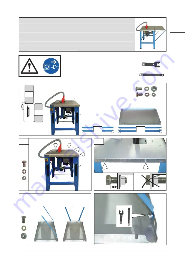 GÜDE GTKS 315 / 230 V Manual Download Page 11