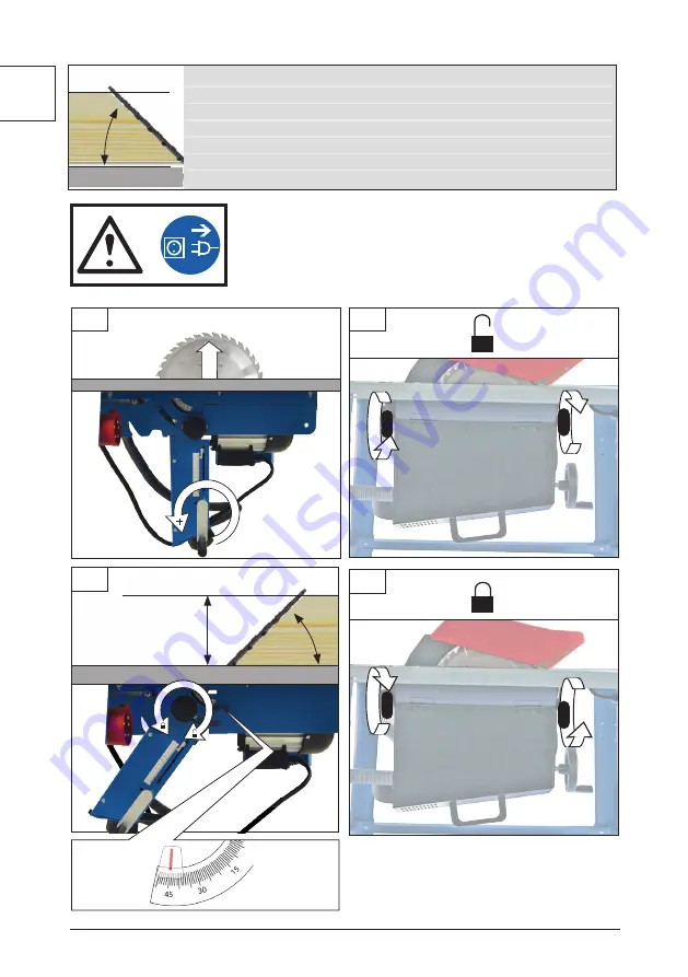 GÜDE GTKS 315 / 230 V Скачать руководство пользователя страница 14