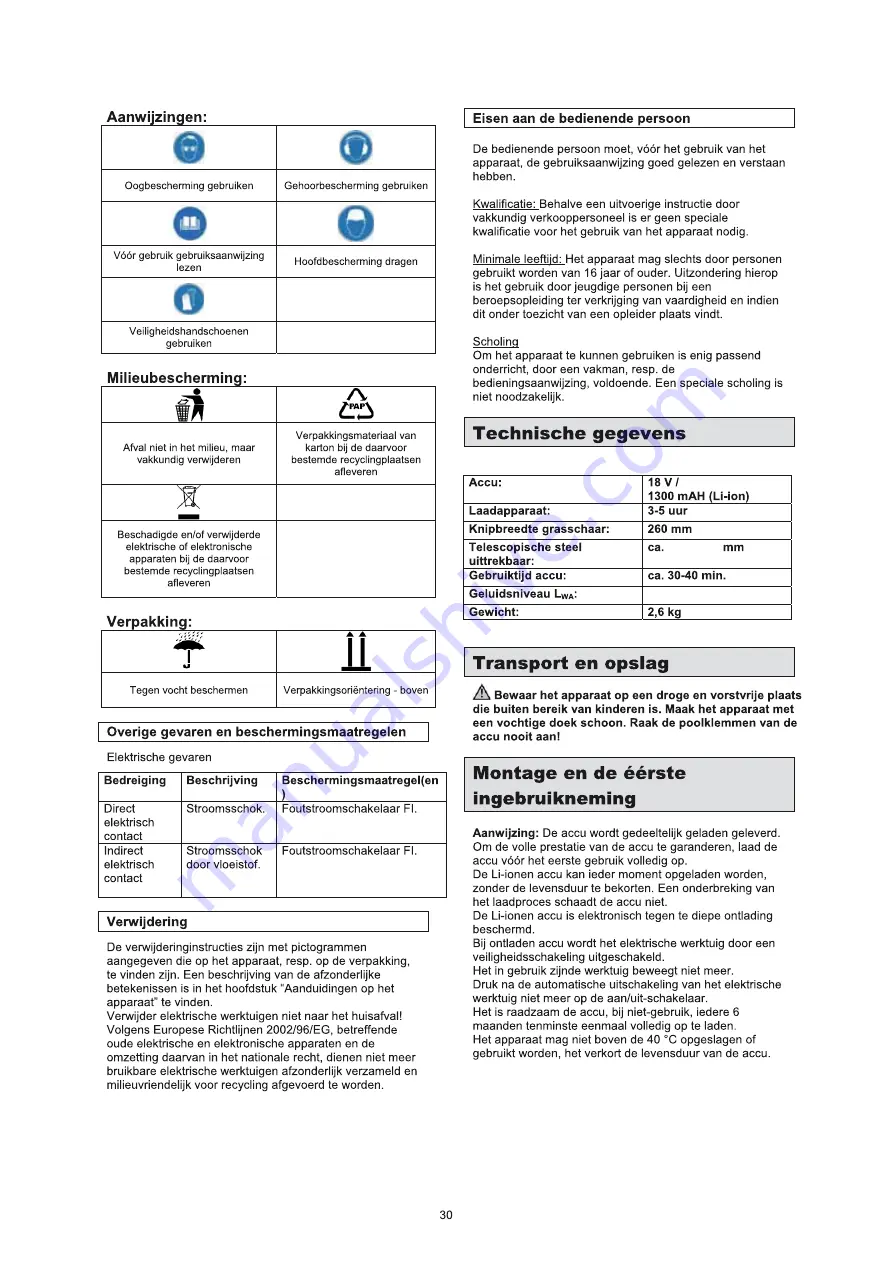 Gude 95510 Скачать руководство пользователя страница 30