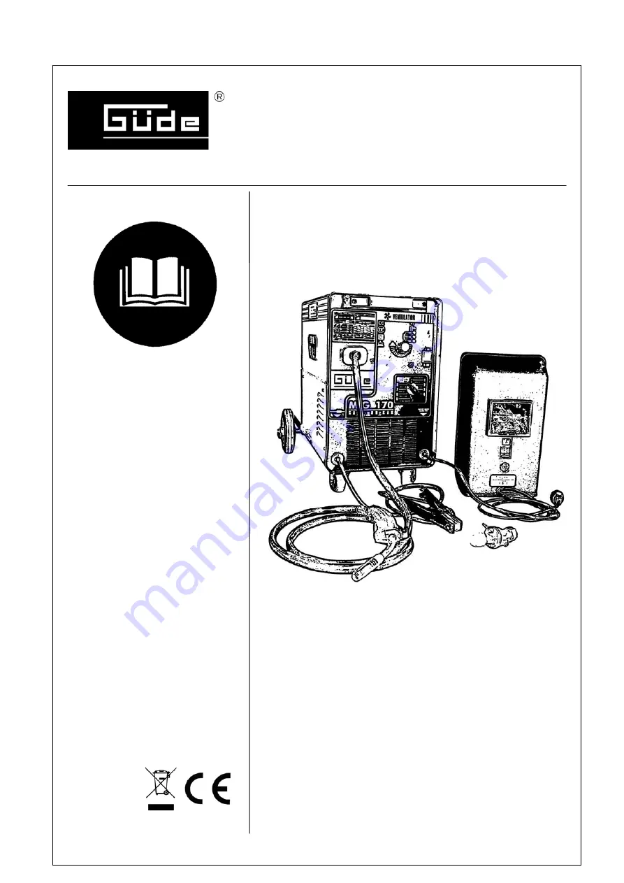 Gude MIG 170 Manual Download Page 1