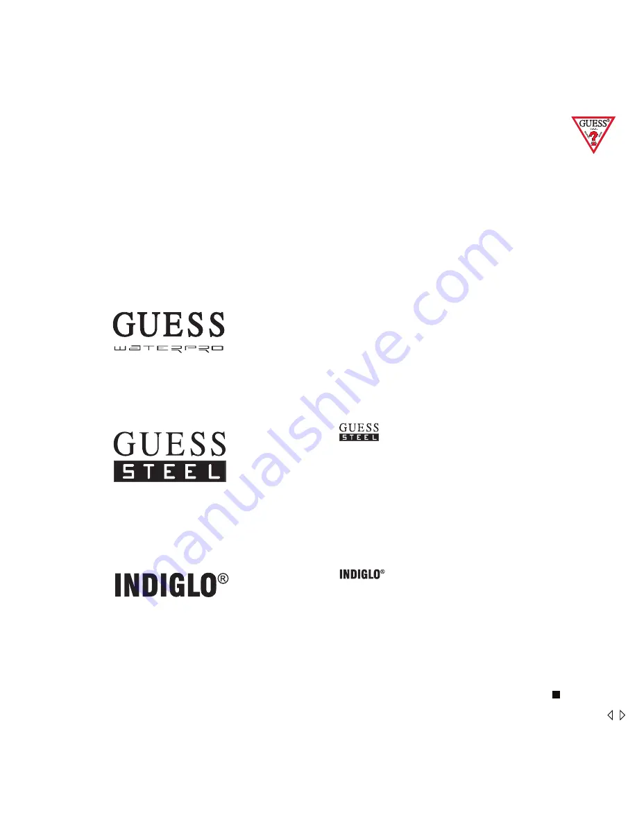 Guess 10150G Booklet Download Page 13