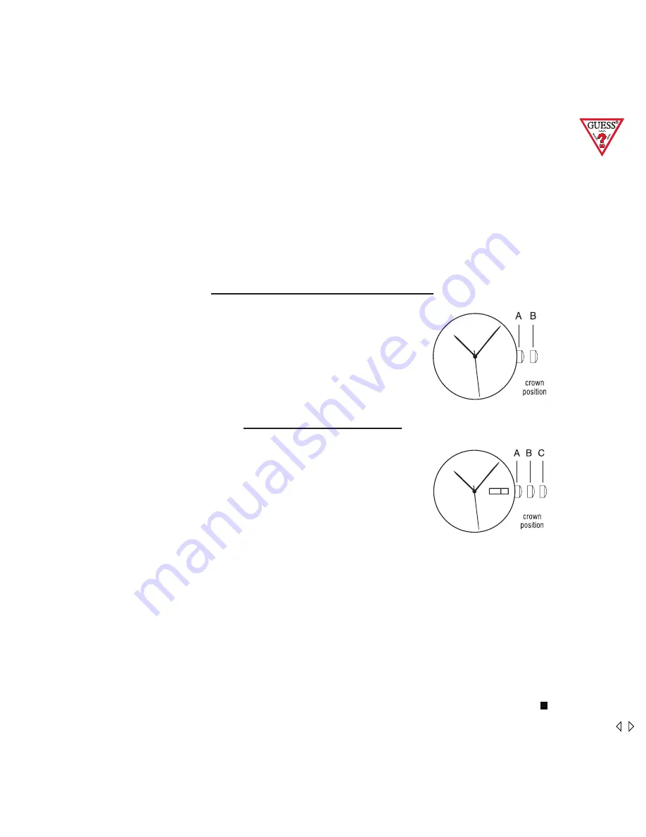 Guess W0016L1 Operating Instructions Manual Download Page 7