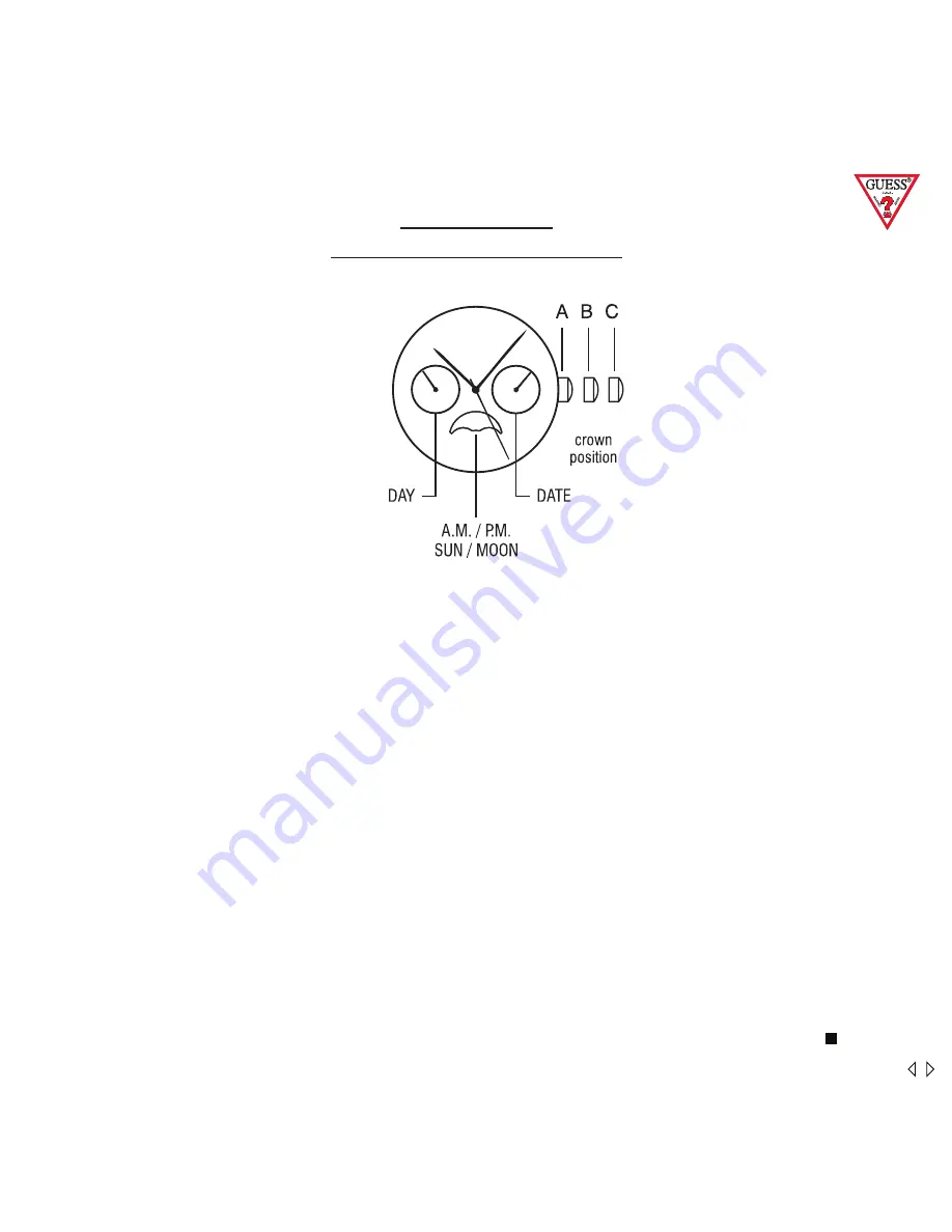 Guess W0016L1 Operating Instructions Manual Download Page 18