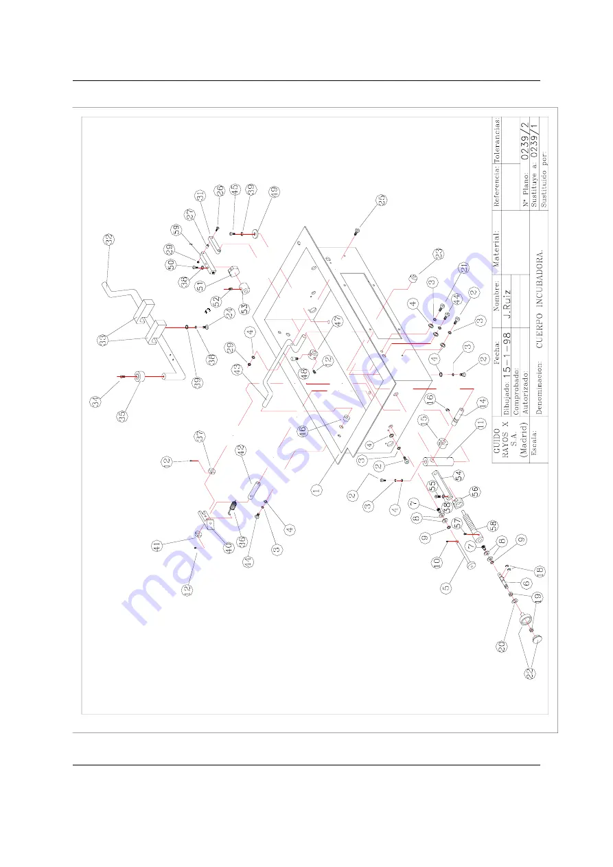 GUIDO RAYOS X NESTORET 5050 Manual Download Page 53