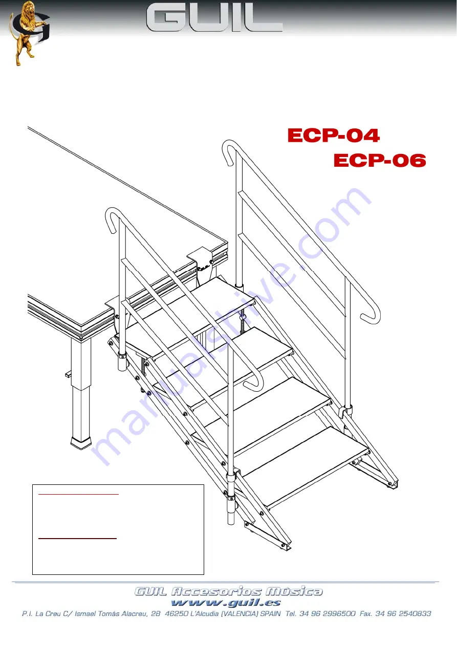 GUIL ECP-04 Скачать руководство пользователя страница 1