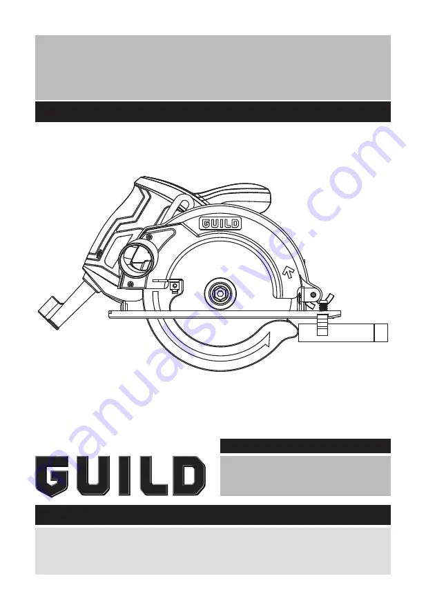 Guild PSC160GL Instruction Manual Download Page 1