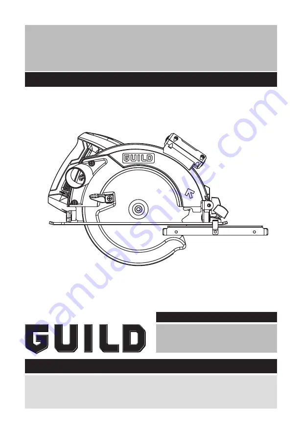 Guild PSC185GH Instruction Manual Download Page 1