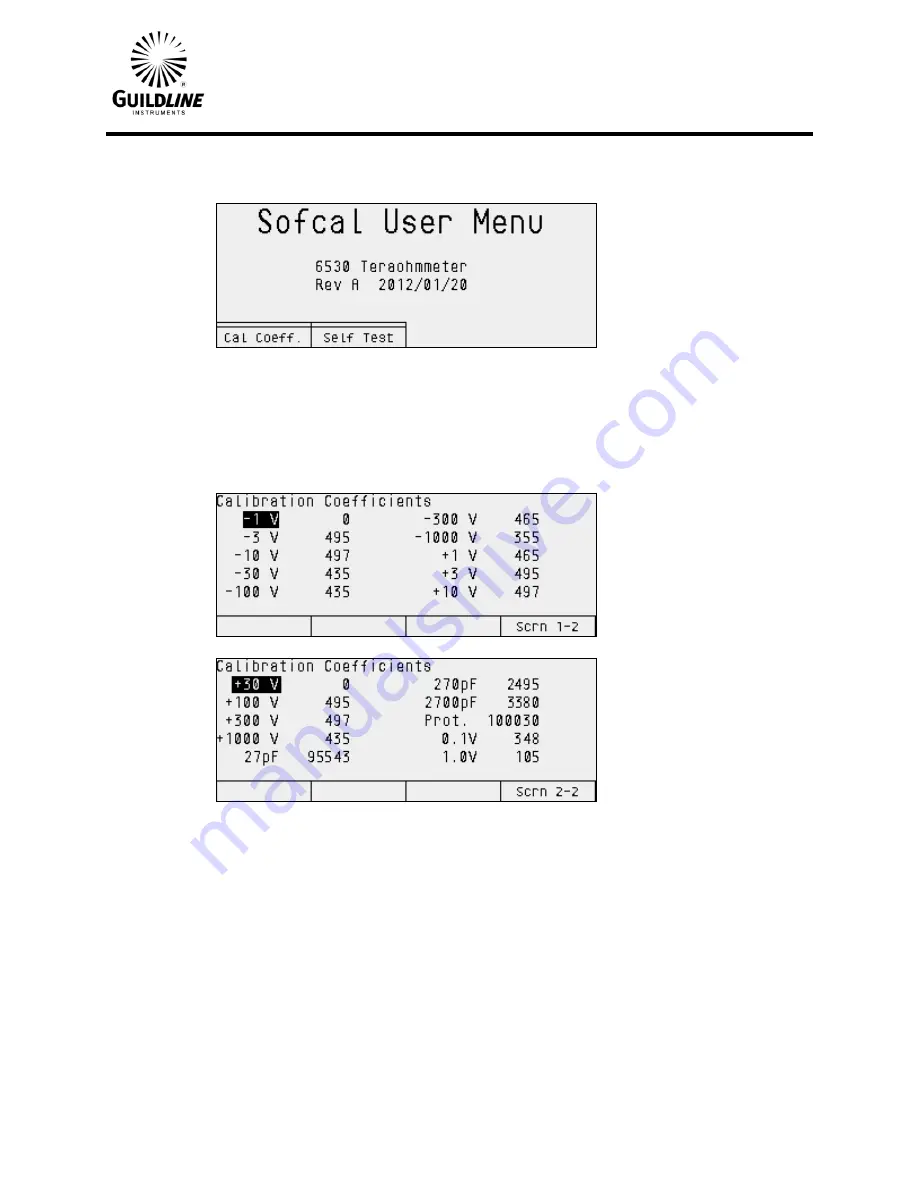 Guildline 6530 Series Operator'S Manual Download Page 63