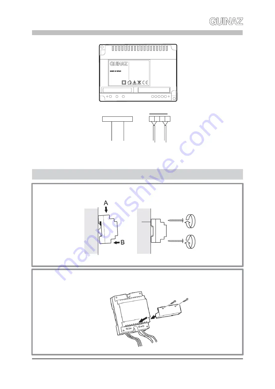 Guinaz F1340 Installation Manual Download Page 3