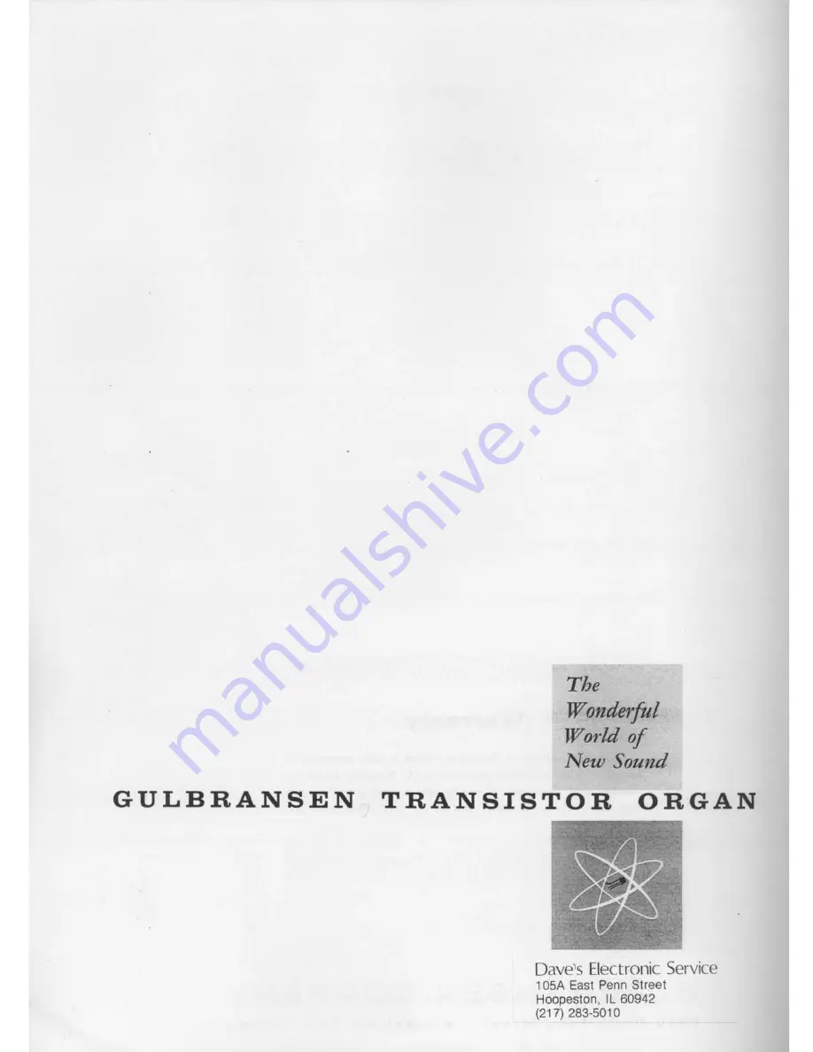 GULBRANSEN E Owner'S Manual Download Page 15