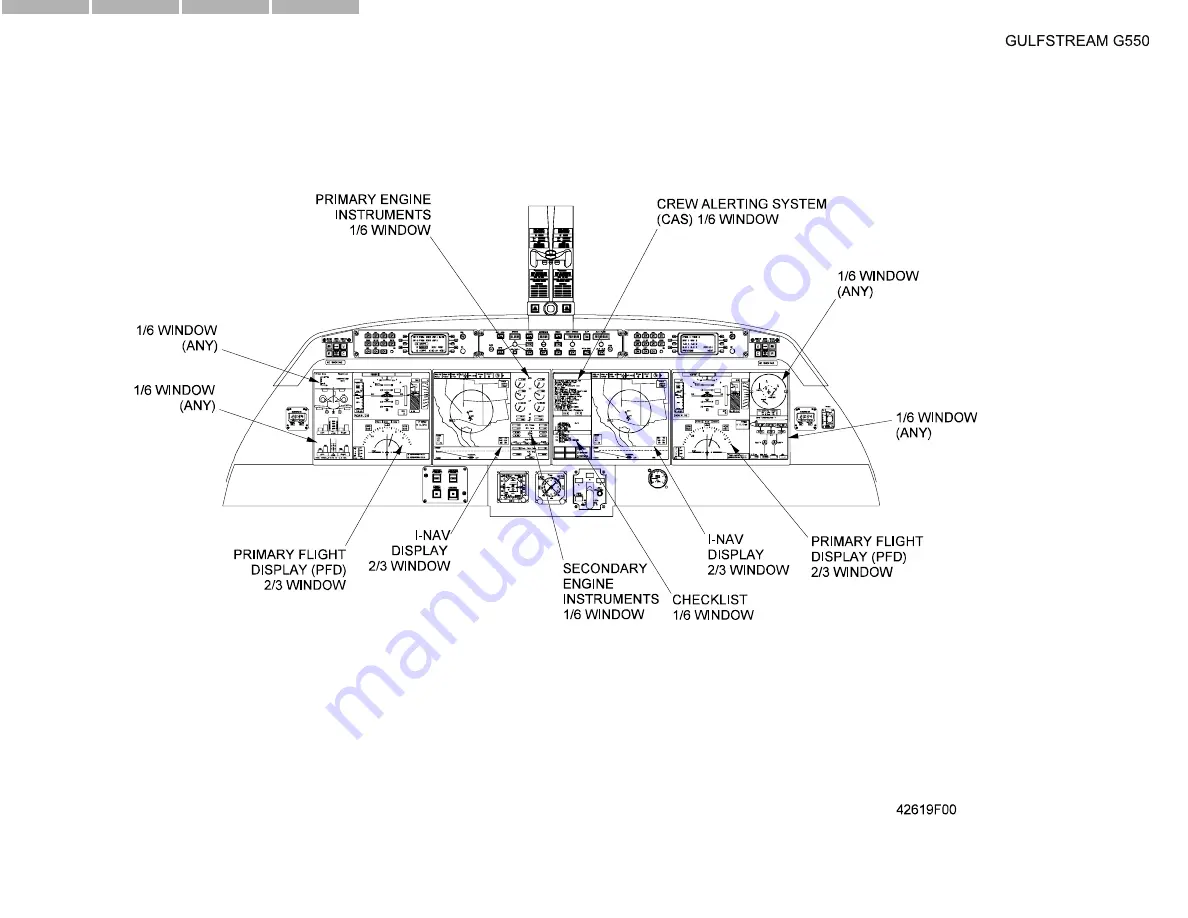 Gulfstream Aerospace G550 Operating Manual Download Page 45