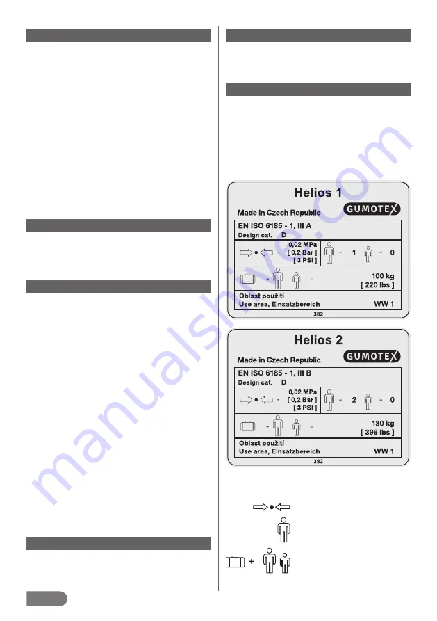 Gumotex HELIOS 1 User Manual Download Page 10