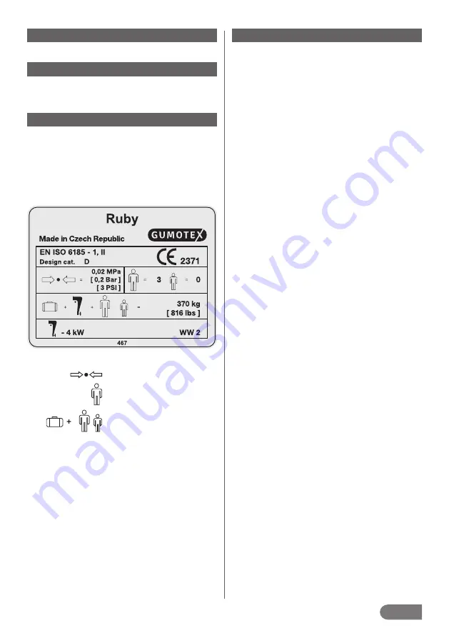 Gumotex RUBY User Manual Download Page 7