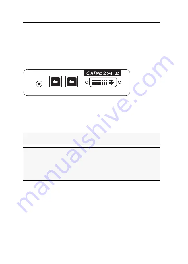 Guntermann & Drunck CATpro2-DVI-Audio-UC-USB Скачать руководство пользователя страница 20