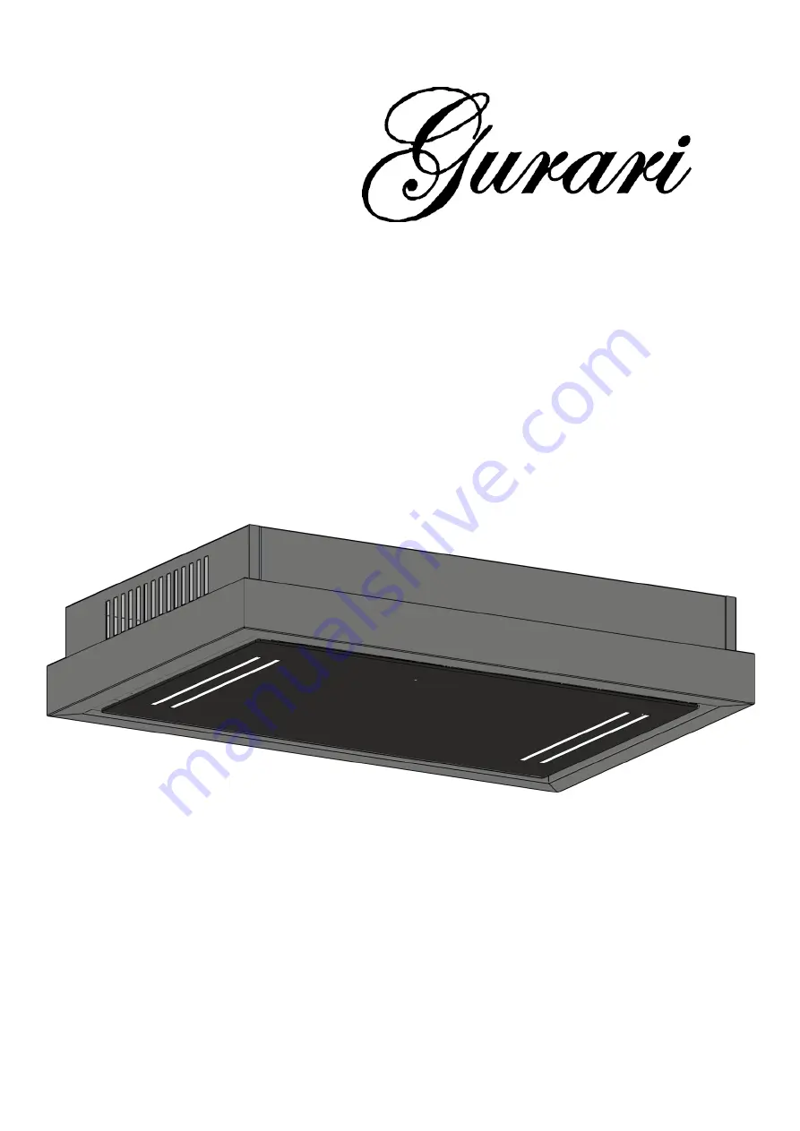 Gurari PRIME GCH C 343 Manual For Installation And Use Download Page 1