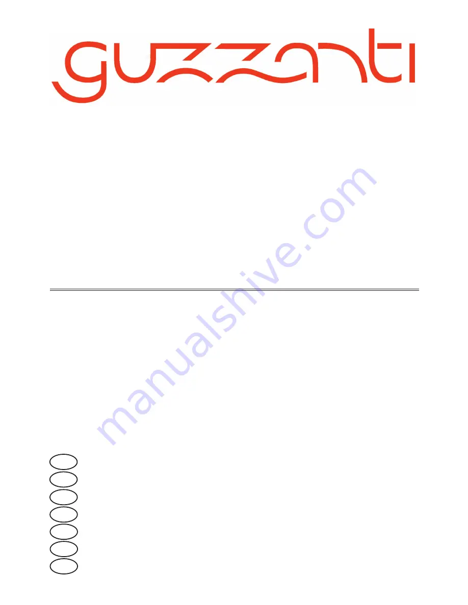 Guzzanti GZ-362 User Manual Download Page 1