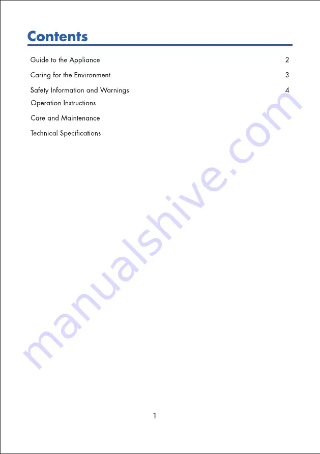 GVA G15UDF16 Instruction Manual Download Page 2