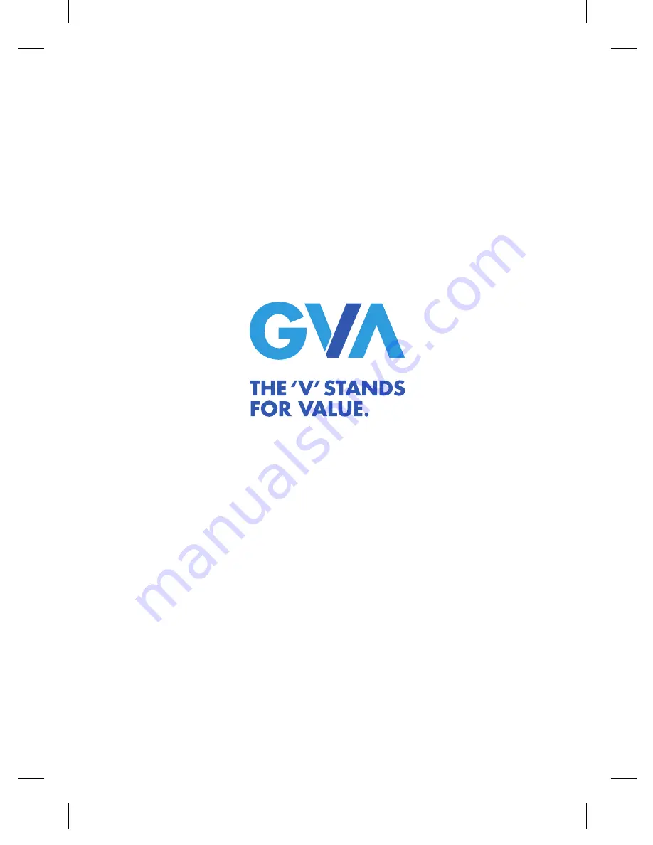 GVA G30DFS15 Instruction Manual Download Page 12