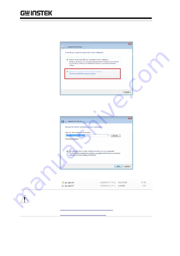 GW Instek 4713008674147 User Manual Download Page 182