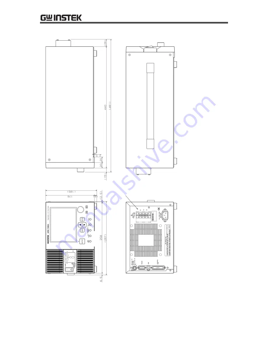 GW Instek APS-1102A User Manual Download Page 285