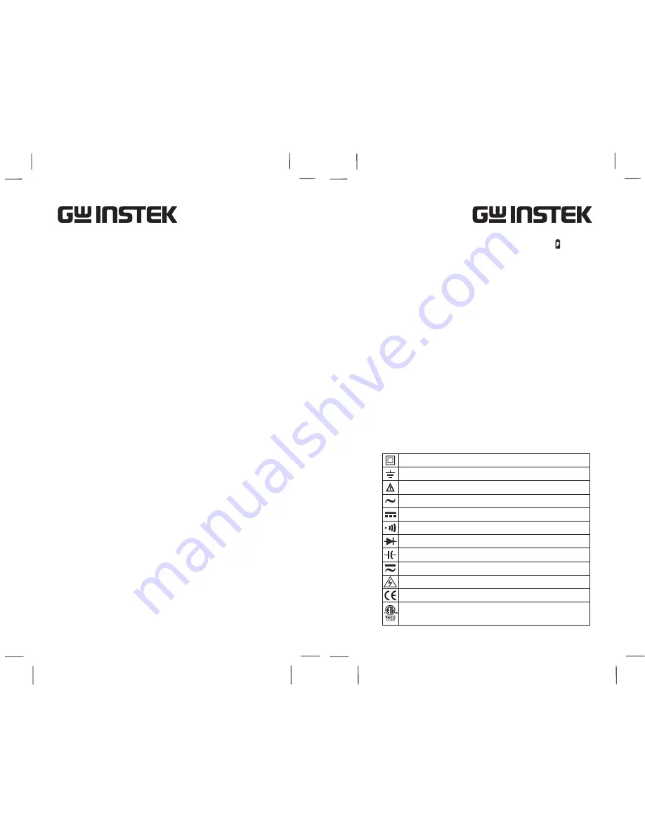 GW Instek GCM-407 User Manual Download Page 4