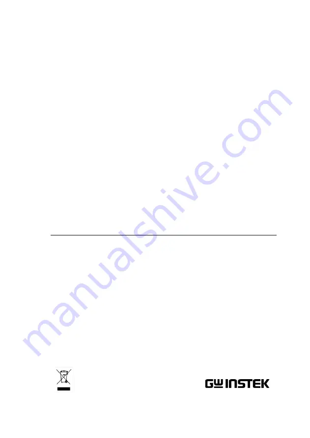 GW Instek GDP-025 Series User Manual Download Page 1