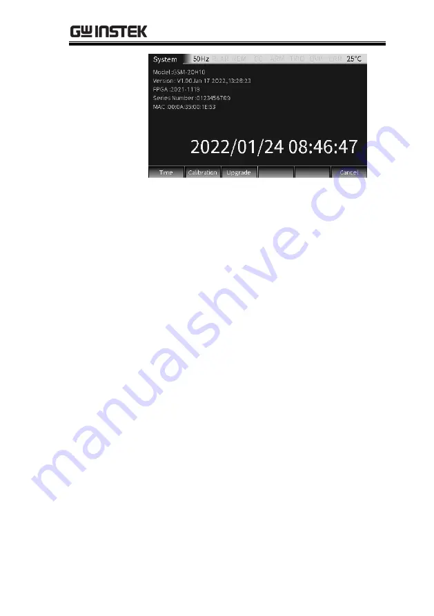 GW Instek GSM-20H10 User Manual Download Page 166