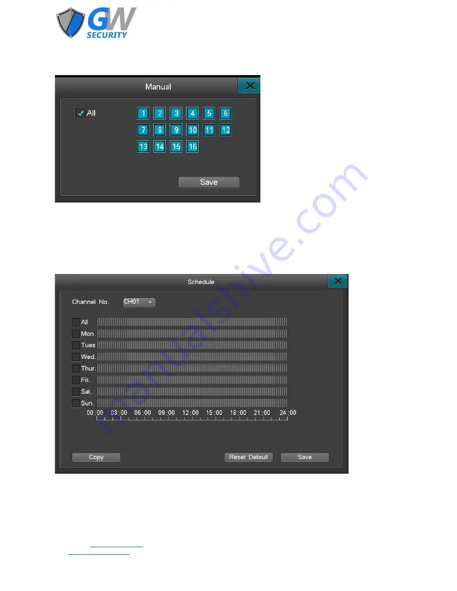 GW Security GW-NVR2208E-8P Скачать руководство пользователя страница 17