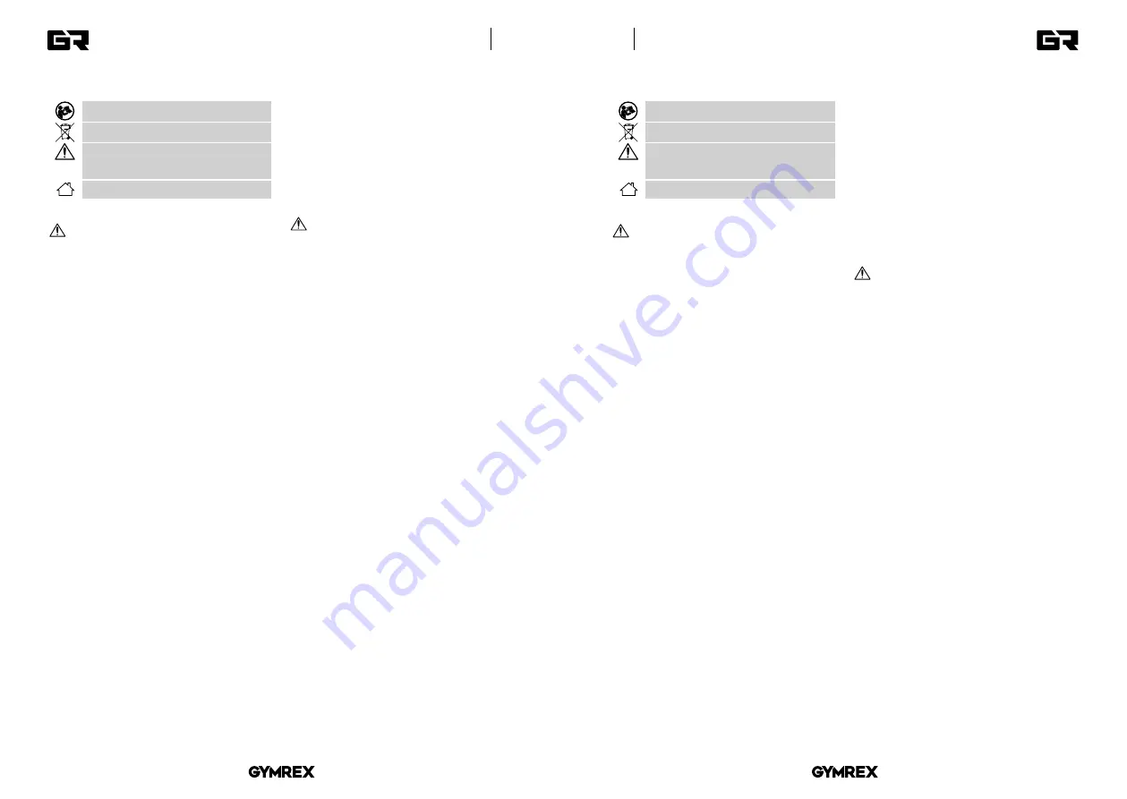 Gymrex GR-PT 100 User Manual Download Page 5