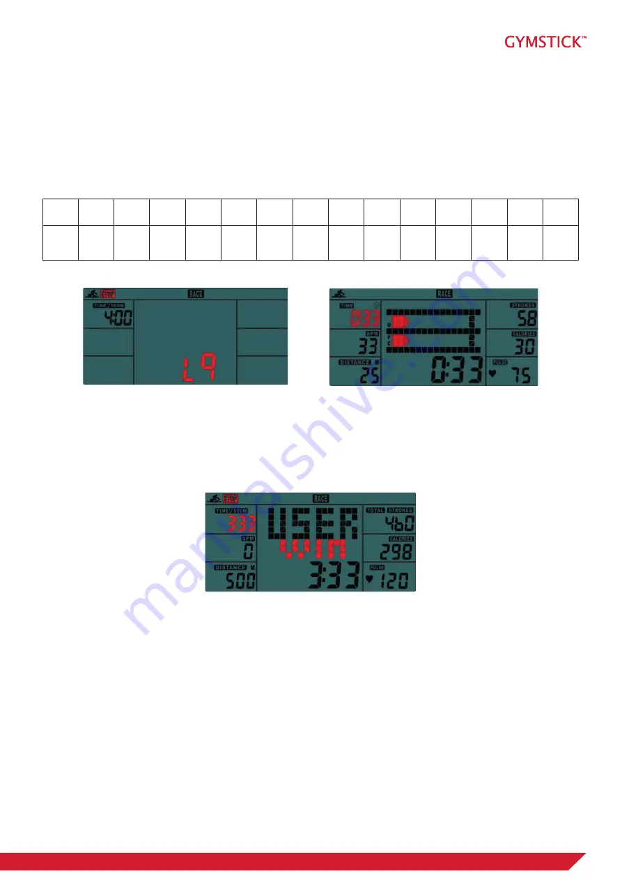 Gymstick H2O ROWER User Manual Download Page 19