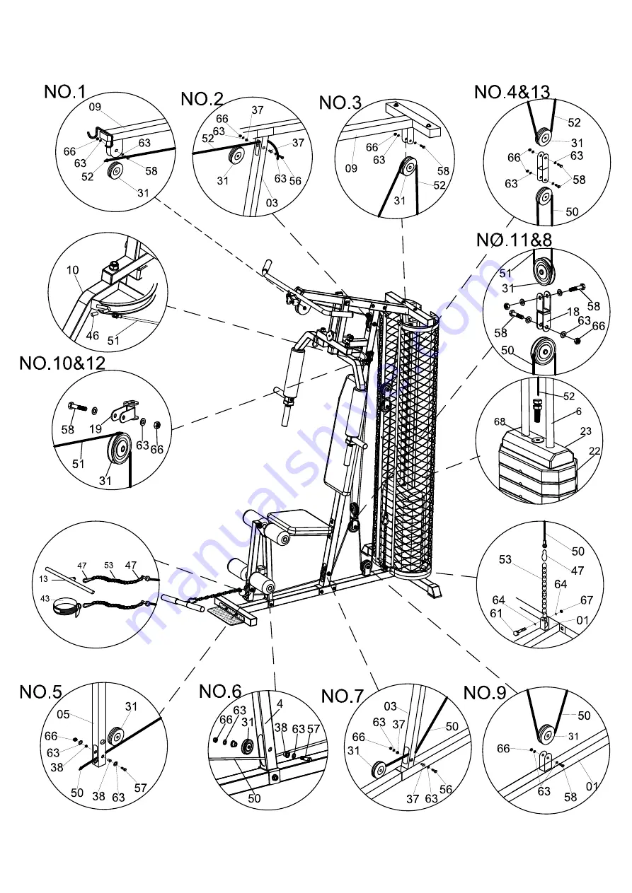 Gymstick HOME GYM2 Owner'S Manual Download Page 15