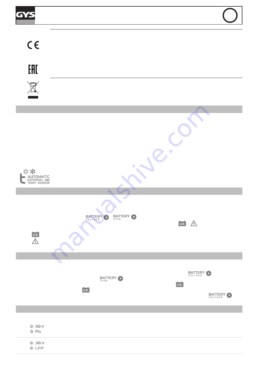 GYS 027060 Translation Of The Original Instructions Download Page 40