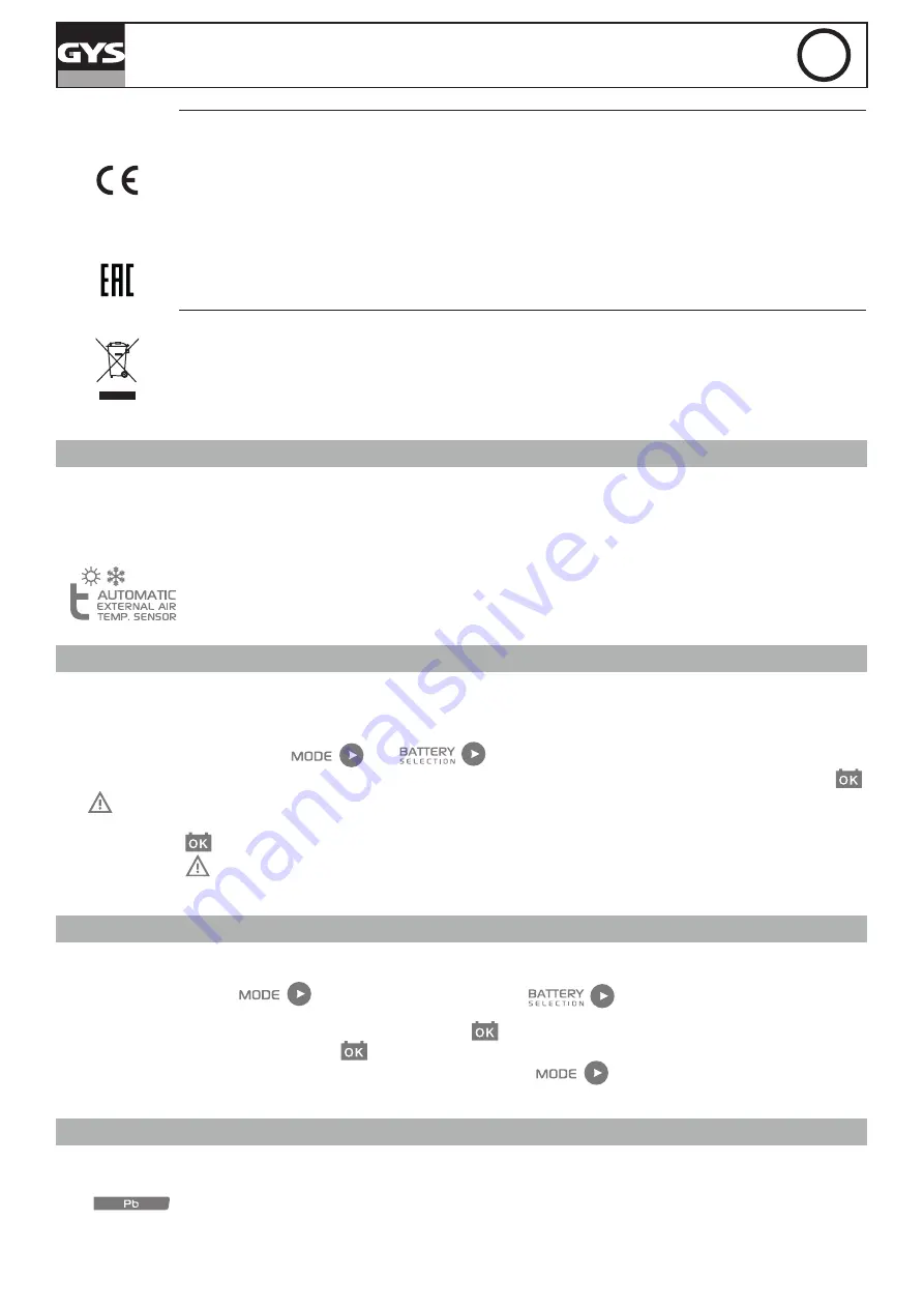 GYS GYSFLASH 18.12 PL Manual Download Page 16