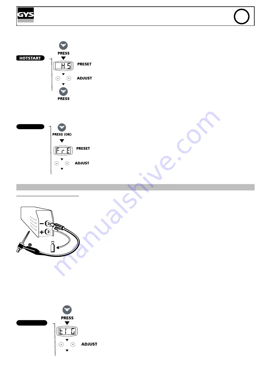 GYS GYSMI E163 Manual Download Page 48