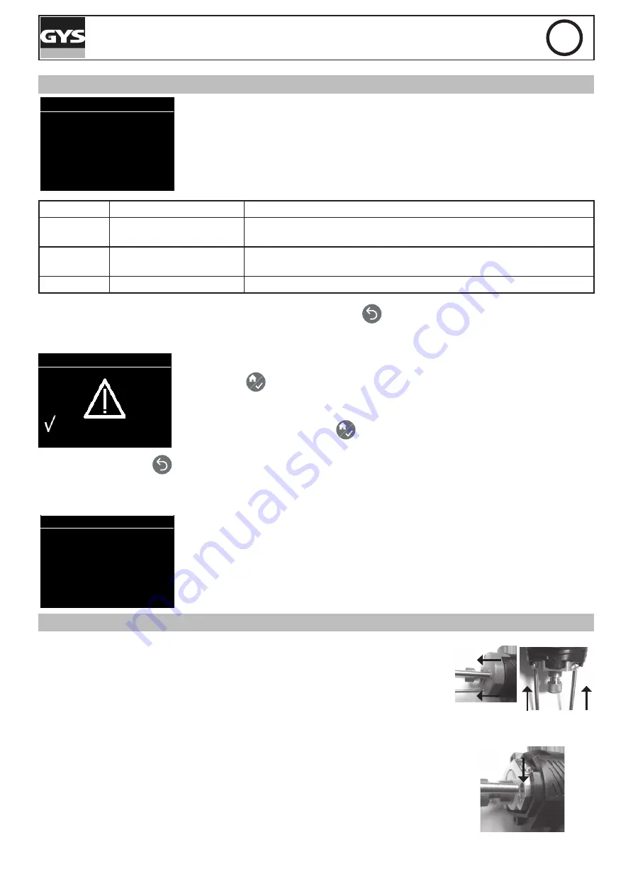 GYS GYSPOT ARCPULL 200 Manual Download Page 55