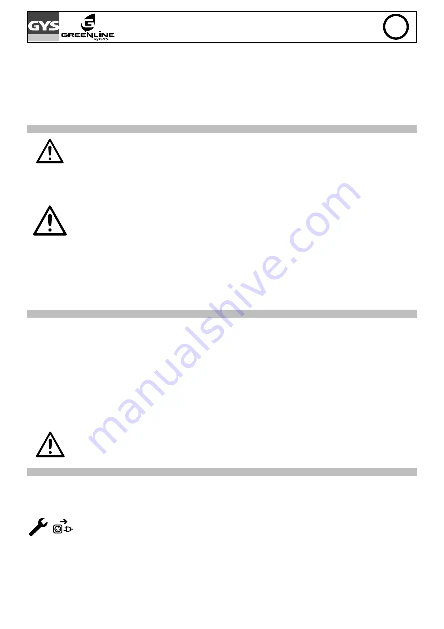 GYS NOVOMIG 110 Manual Download Page 12