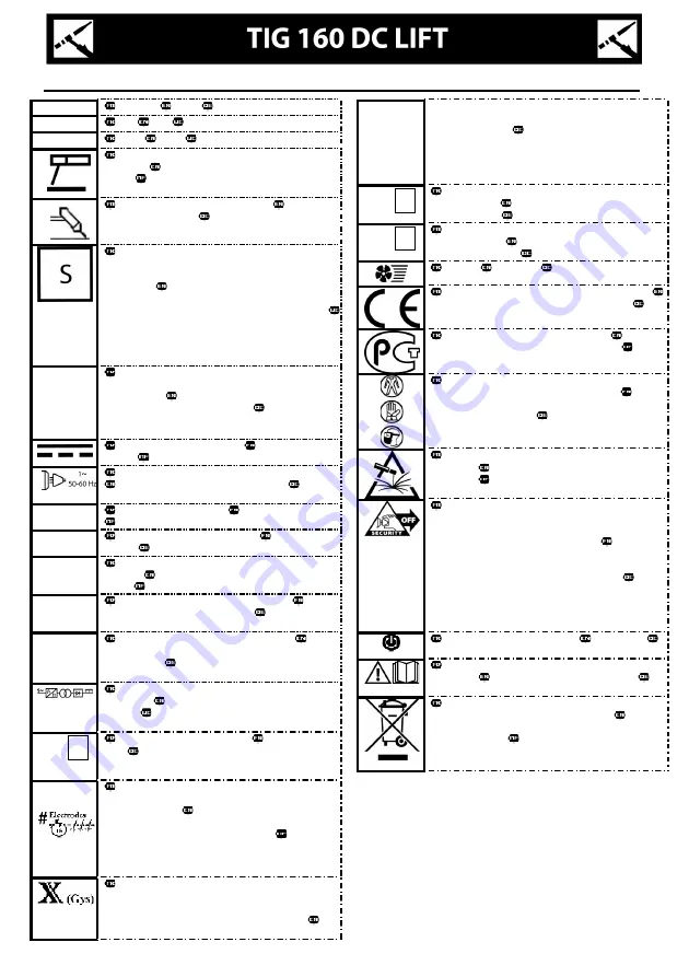 GYS TIG 160 DC Lift Quick Start Manual Download Page 19