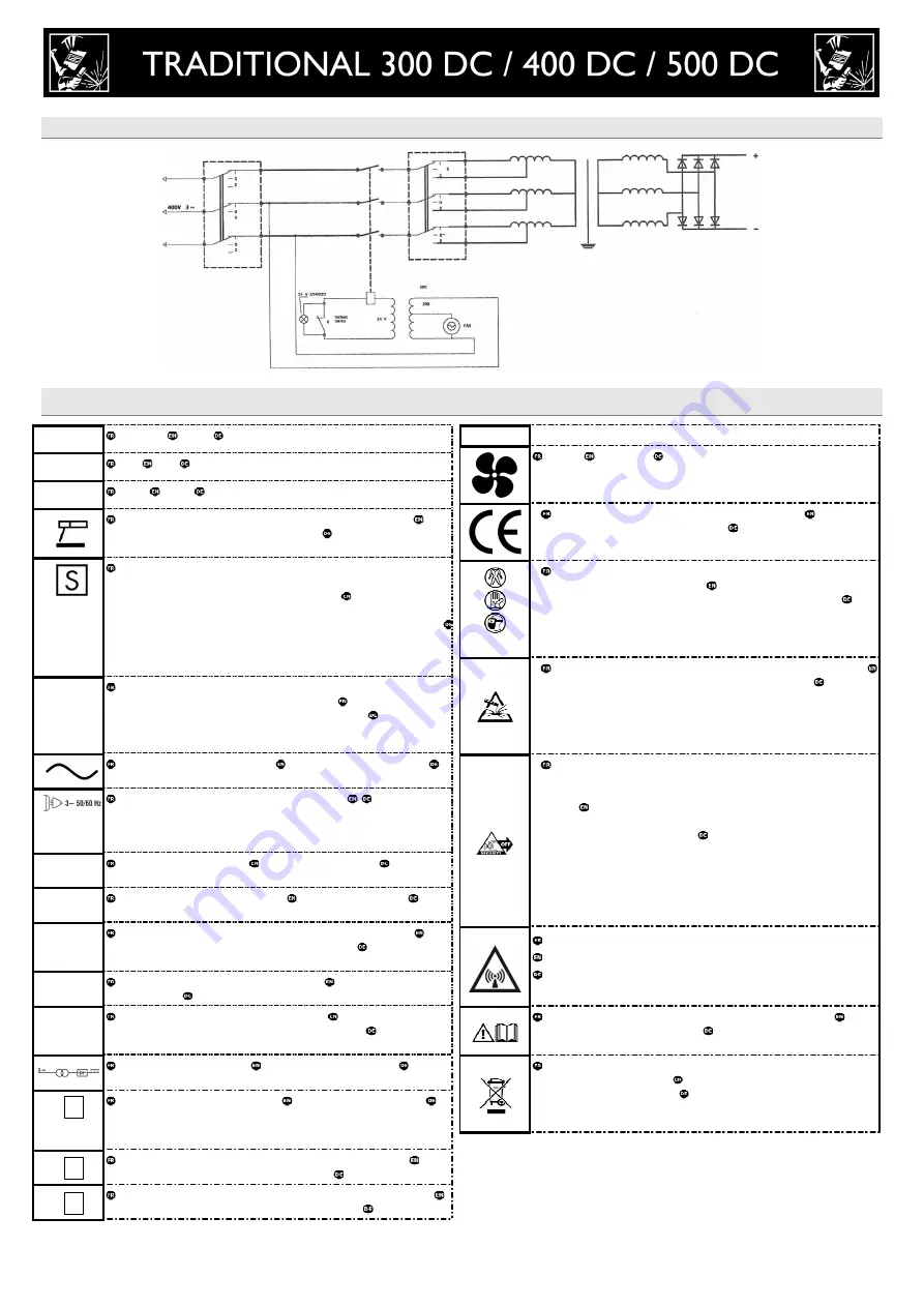 GYS TRADITIONAL 300 DV Manual Download Page 8