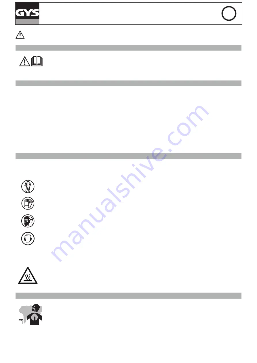 GYS Trimig 200-4S Manual Download Page 8