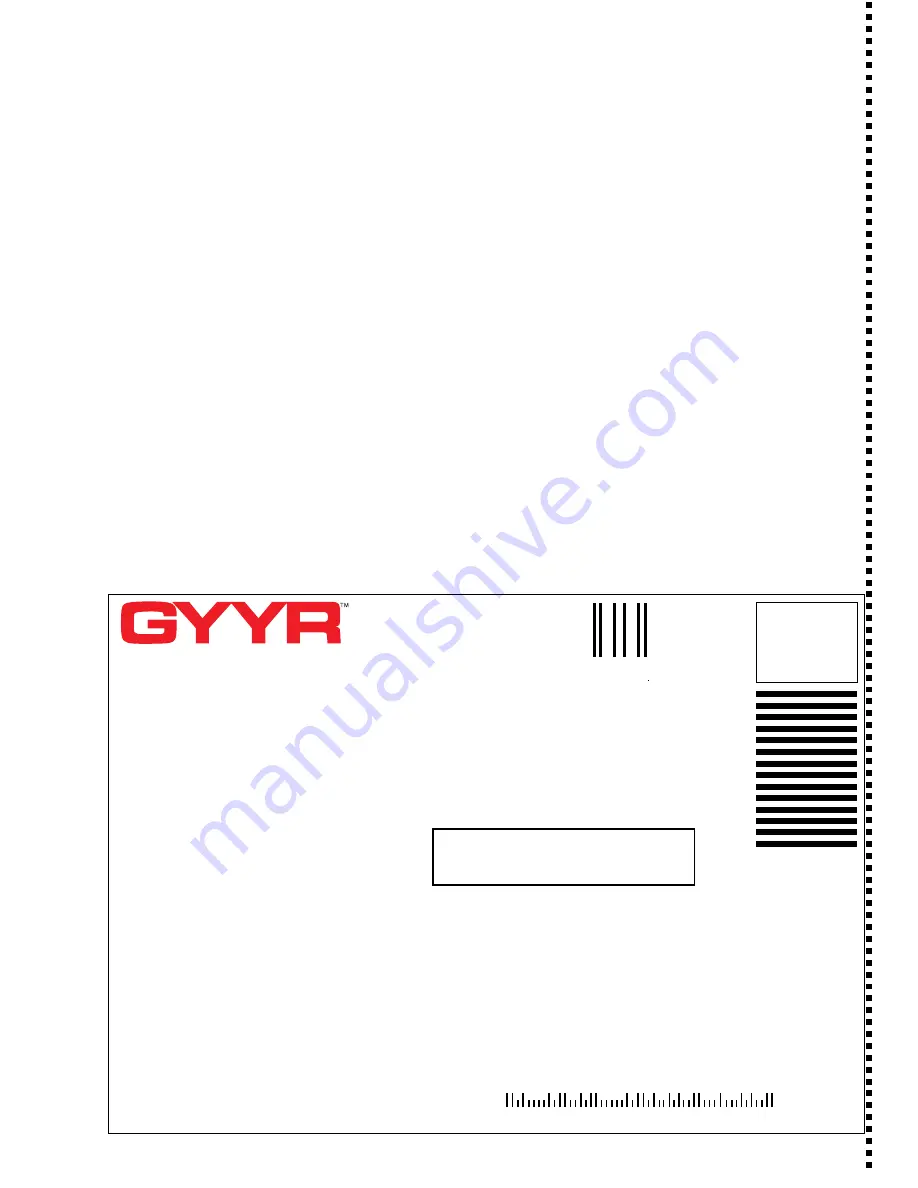 Gyyr TLC 2100 Operating Instructions Manual Download Page 49